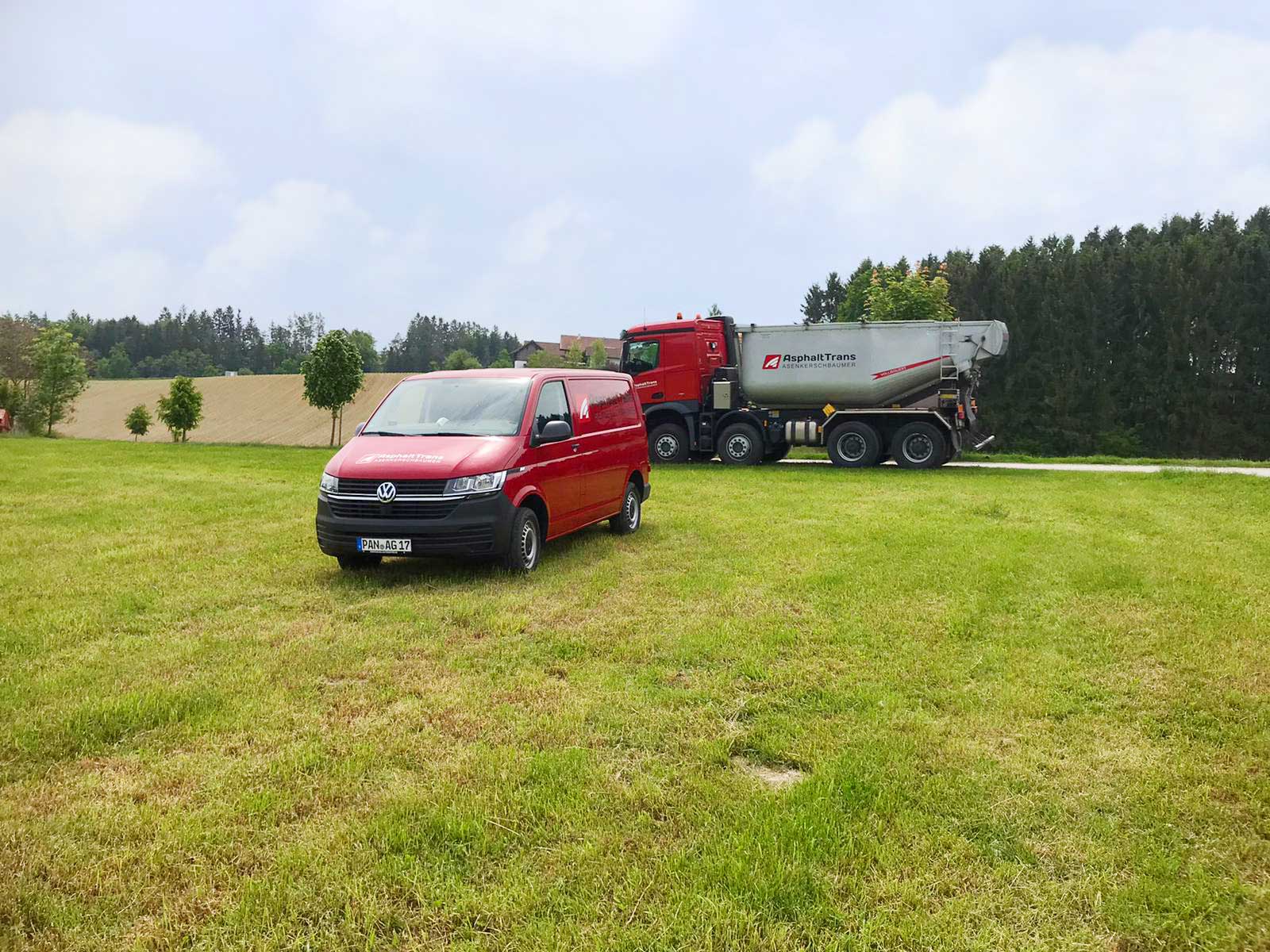 Fahrzeuge aus dem Fuhrpark von Asphalttrans
